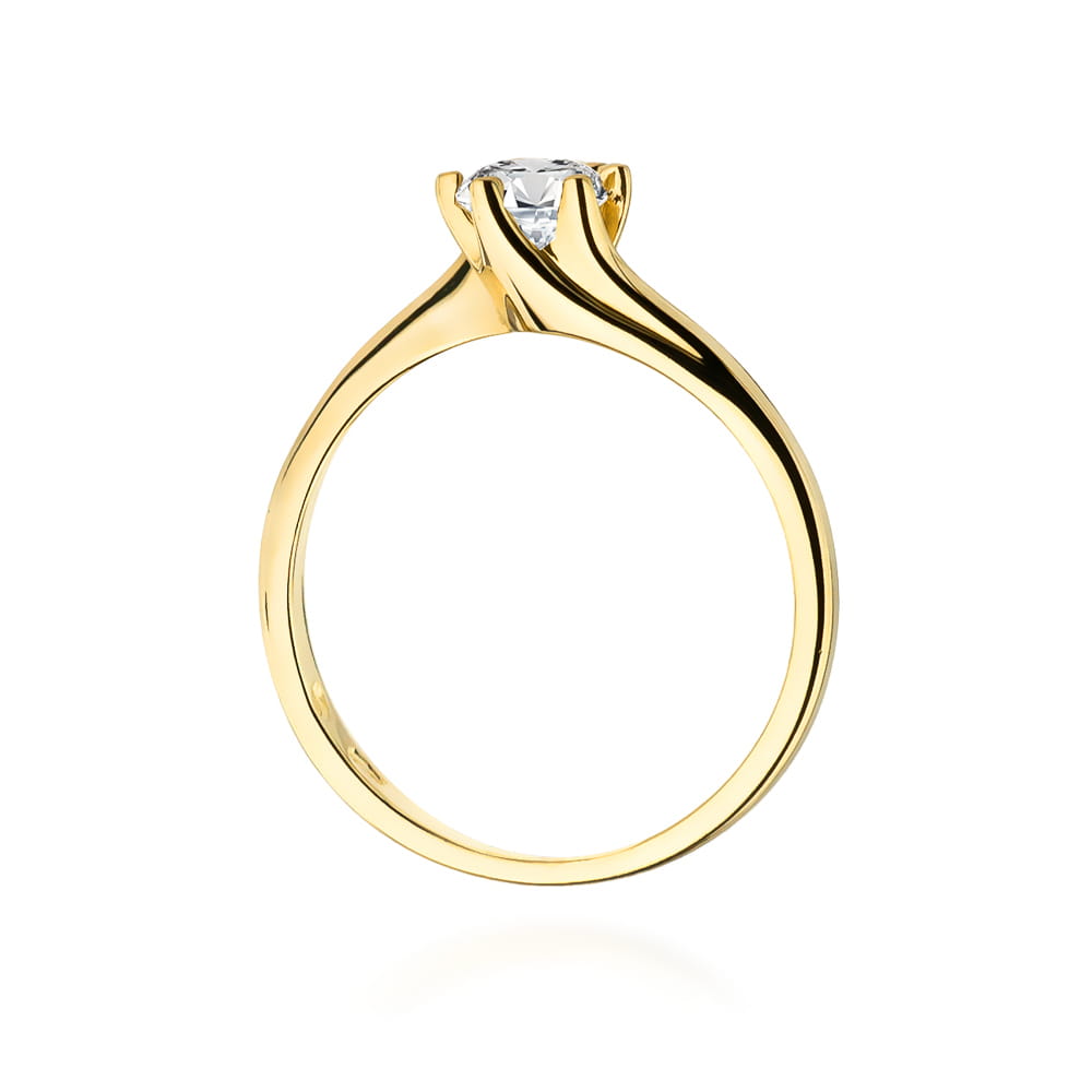 Inel Aur 9K cu Diamant Natural 0.50 ct