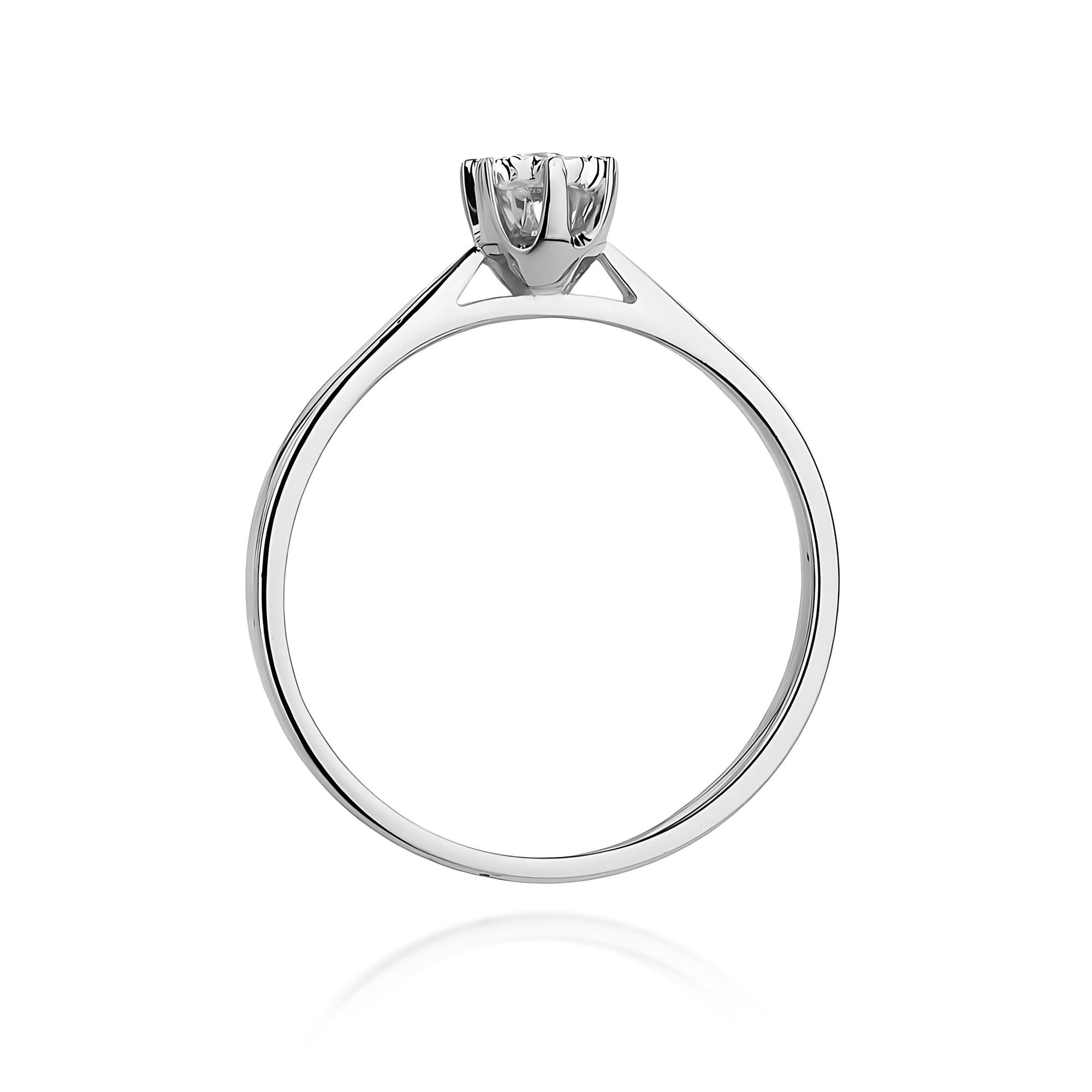 Inel Aur 9K cu Diamant Natural 0.05 ct