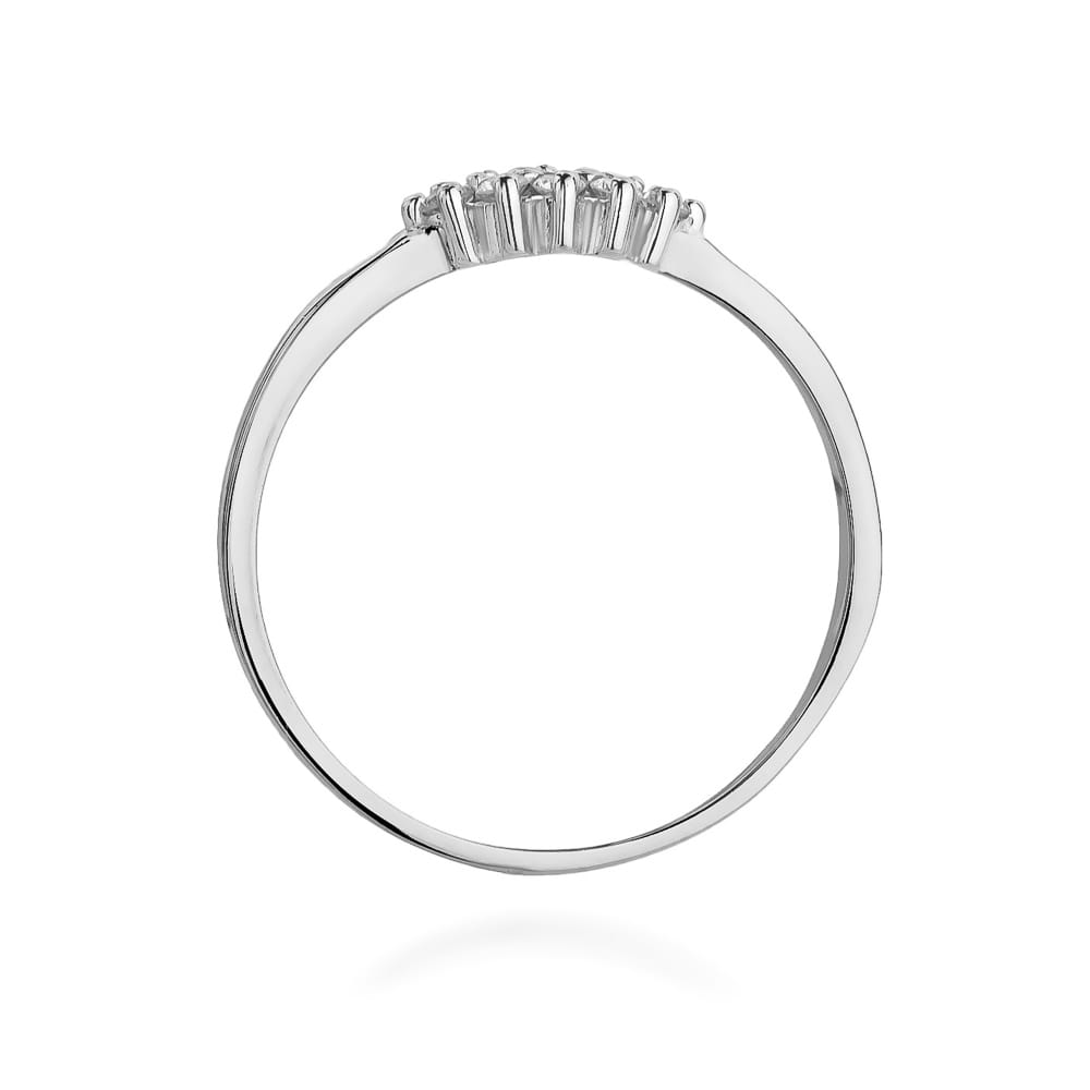 Inel Aur 9K cu Diamante Naturale 0.12 ct