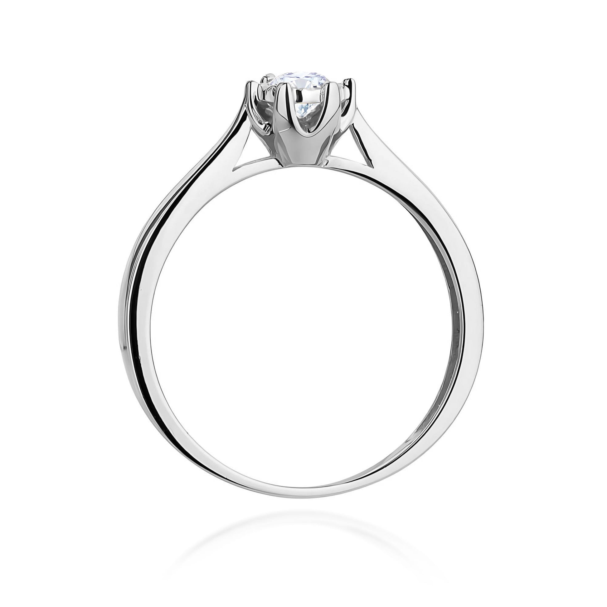 Inel Aur 9K cu Diamant Natural 0.20 ct