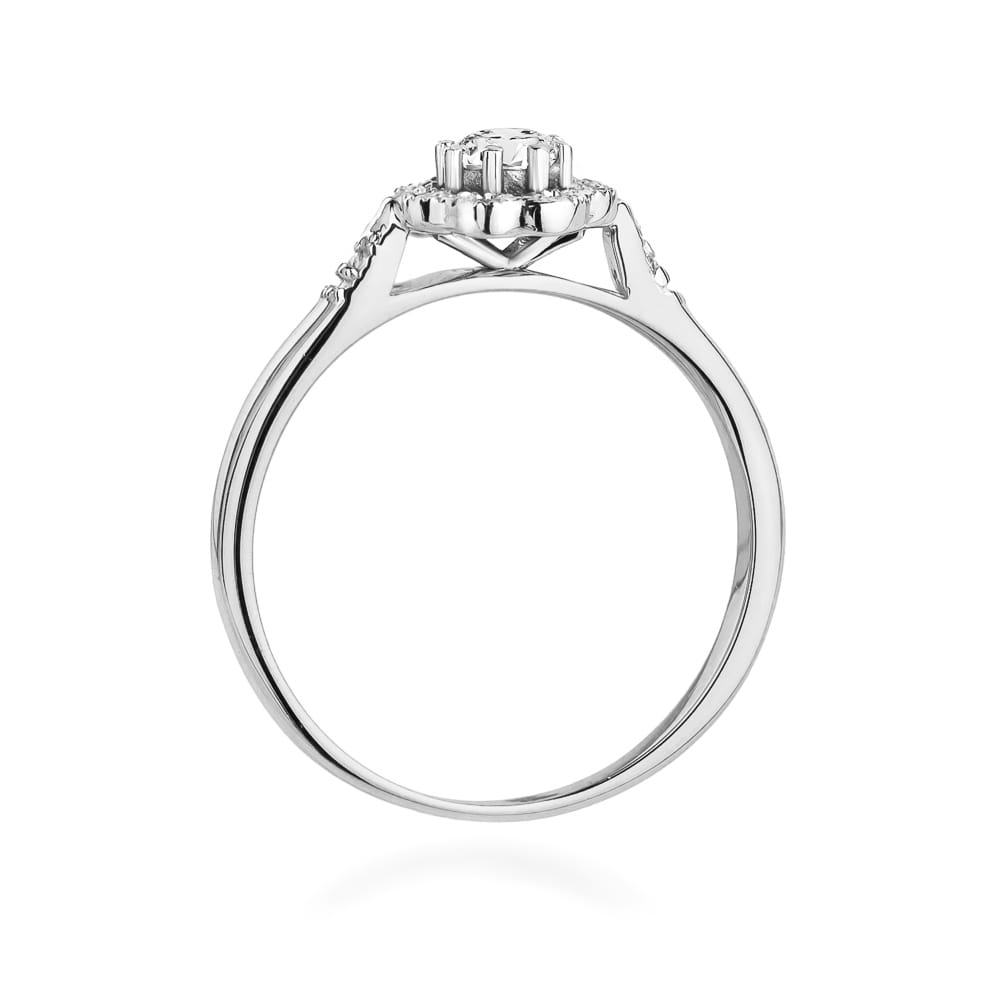 Inel Aur 9K cu Diamante Naturale 0.28 ct