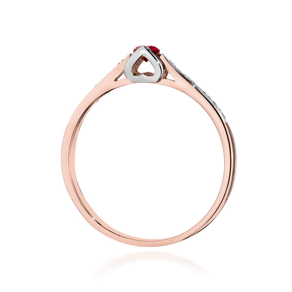 Inel Aur 14K W0435 Rubin 0.15ct