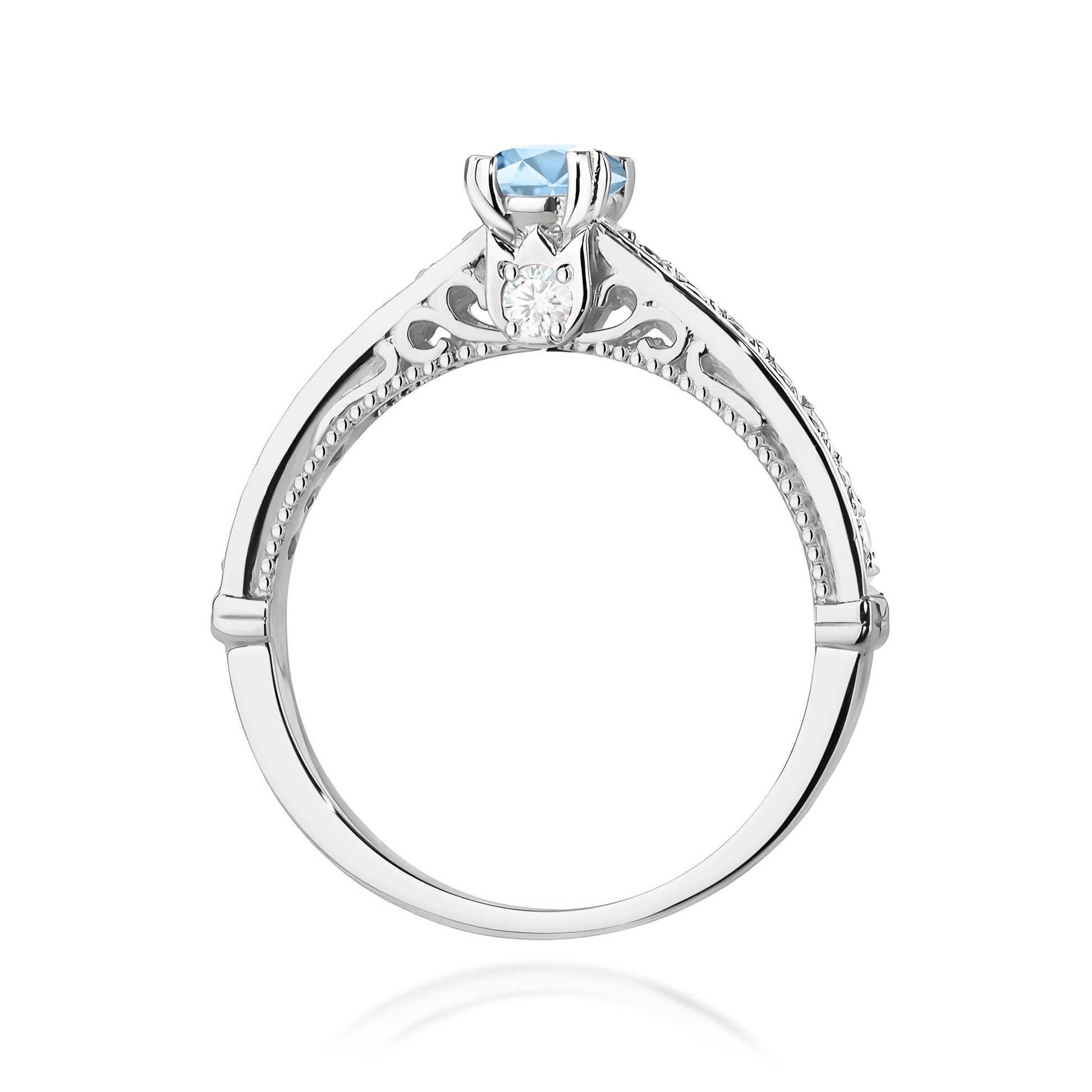Inel Aur 14K cu Diamante de Laborator 0.56 ct