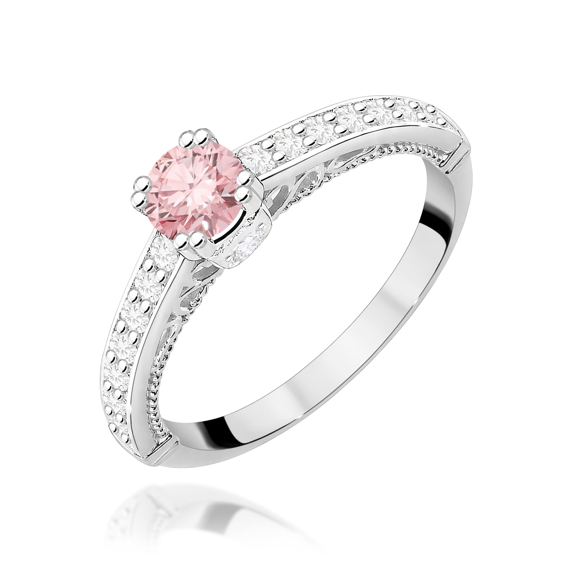 Inel Aur 14K cu Diamante de Laborator 0.56 ct