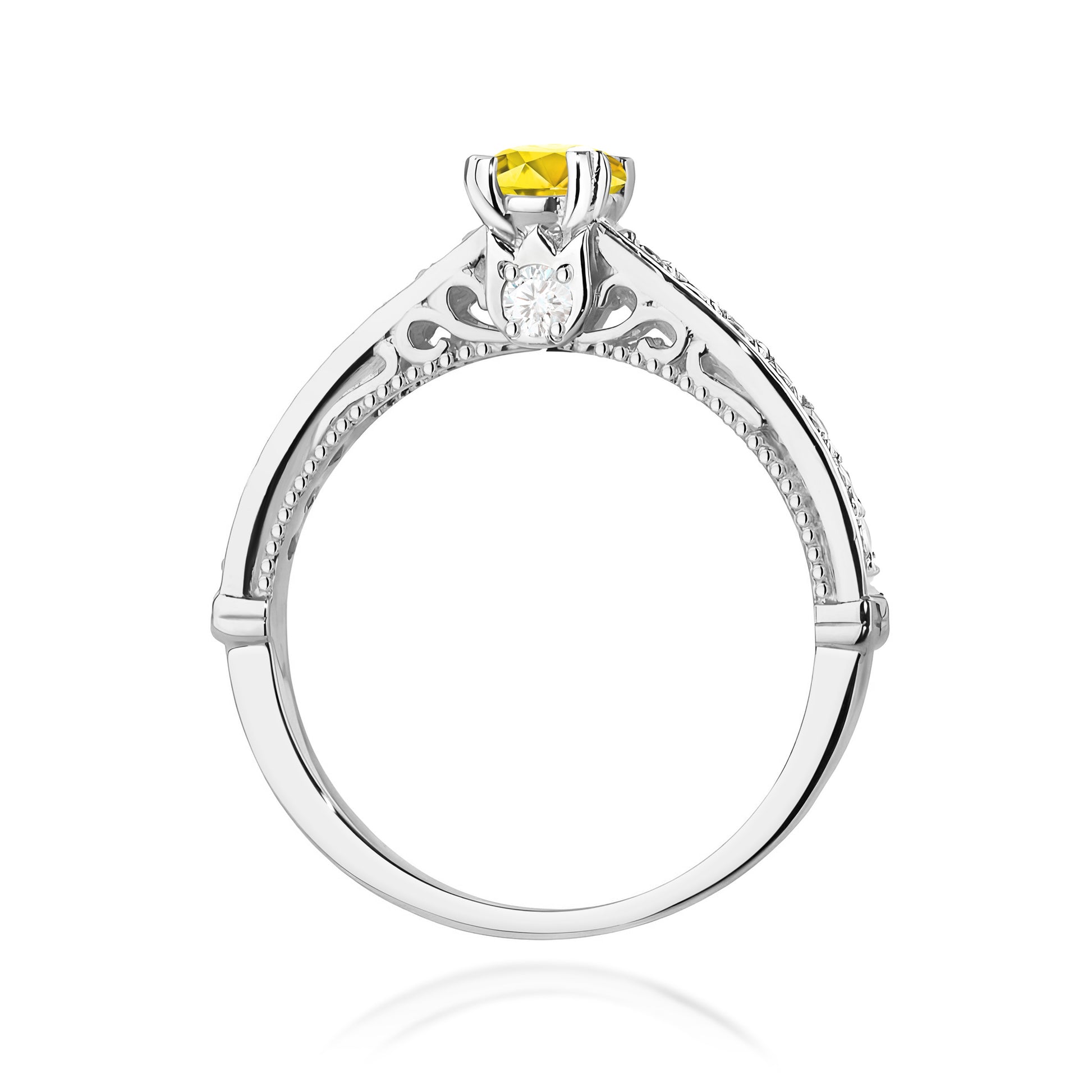 Inel Aur 14K cu Diamante de Laborator 0.56 ct