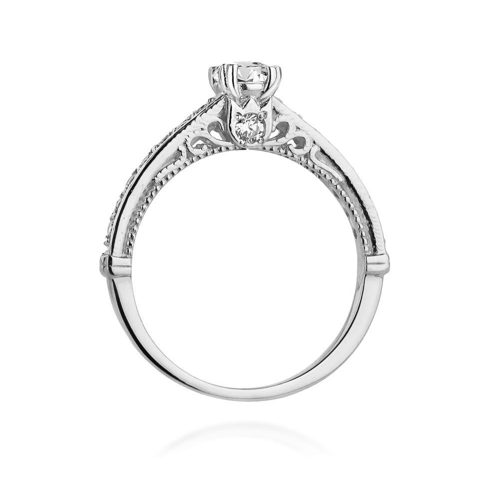 Inel Aur 9K cu Diamante Naturale 0.56 ct