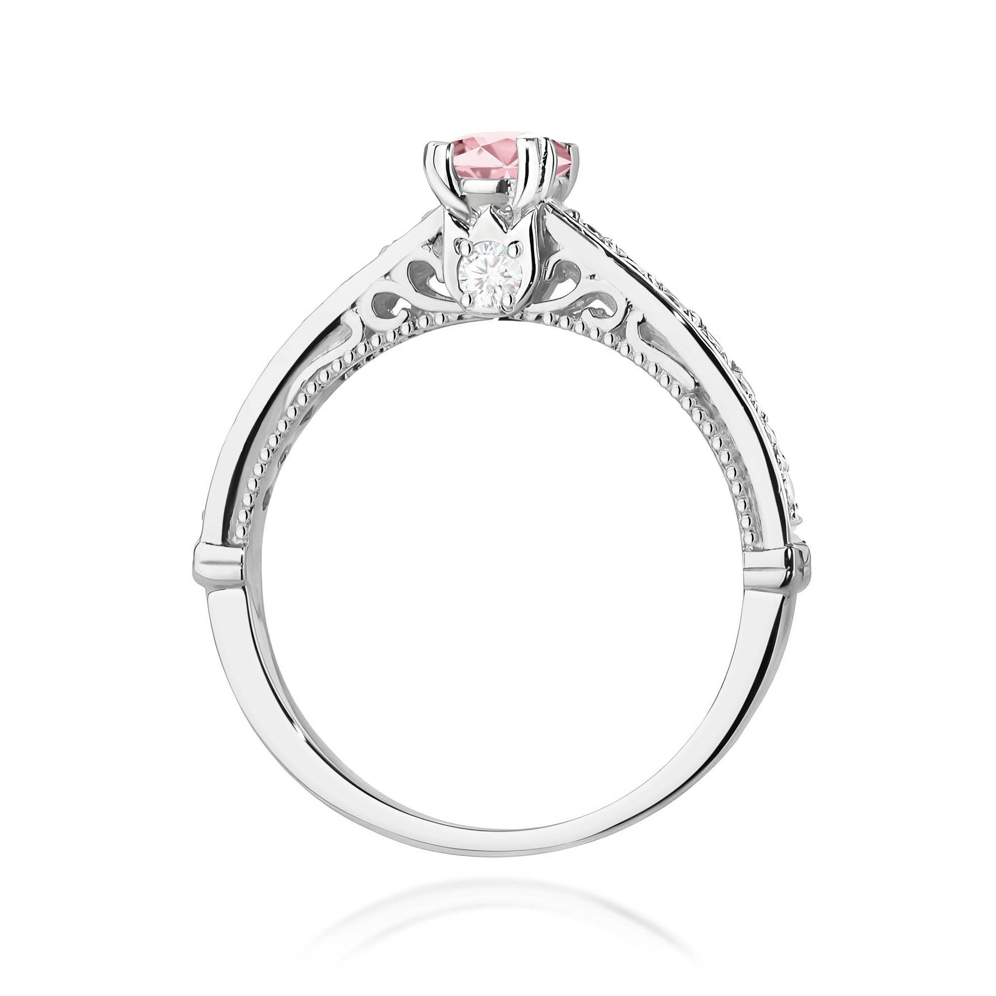 Inel Aur 9K cu Diamante de Laborator 0.56 ct
