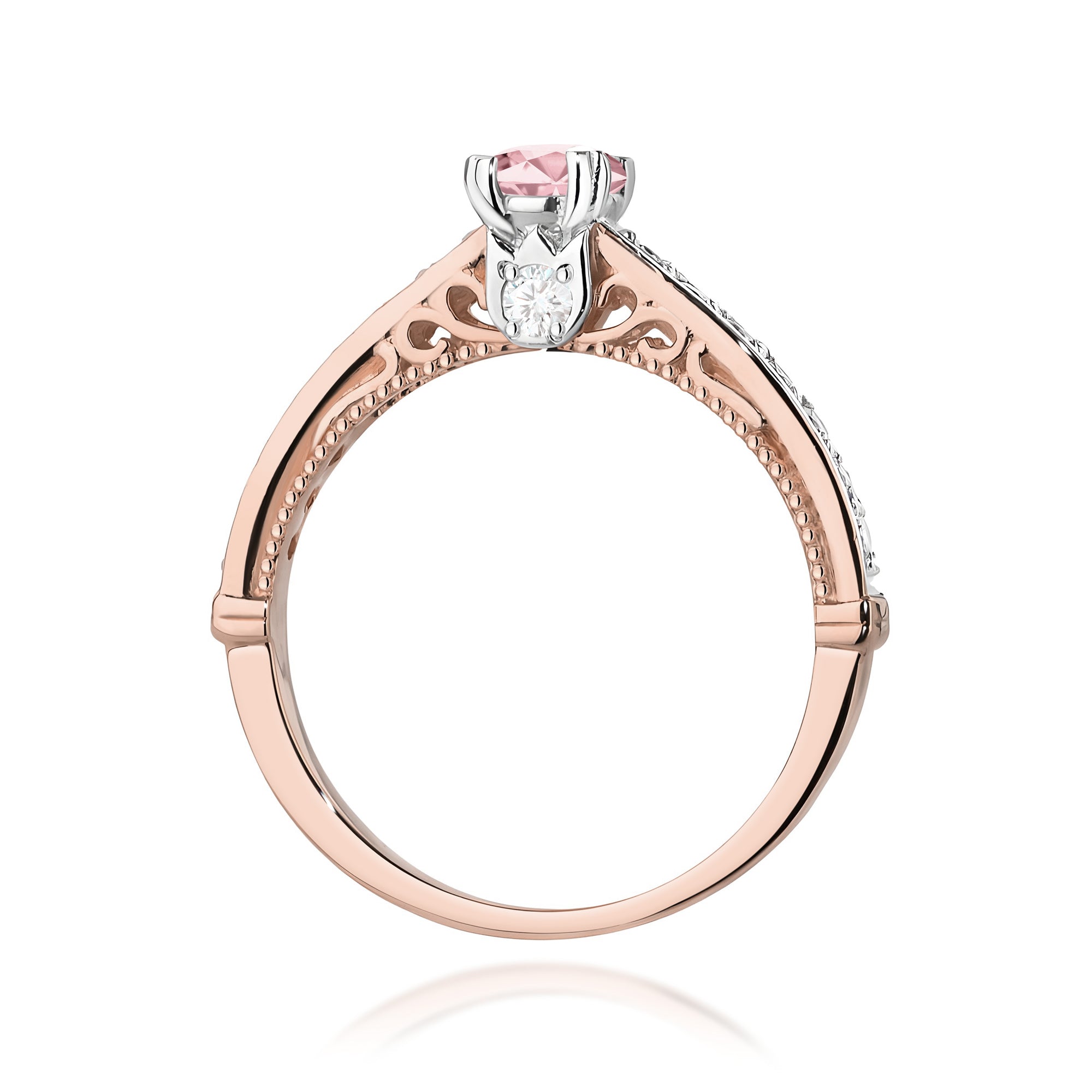 Inel Aur 14K cu Diamante de Laborator 0.56 ct