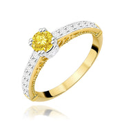 Inel Aur 14K cu Diamante de Laborator 0.56 ct