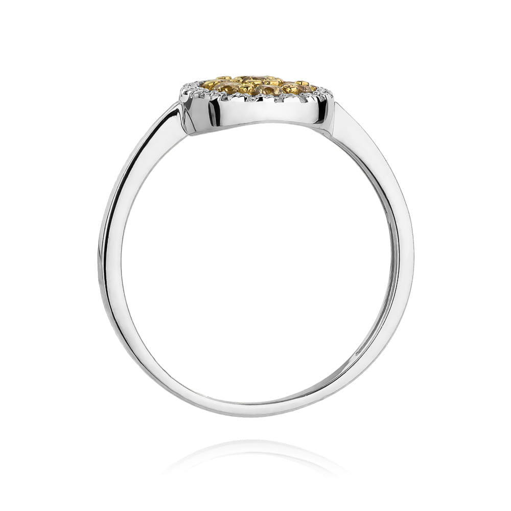 Inel Aur 9K cu Diamante Naturale 0.44 ct
