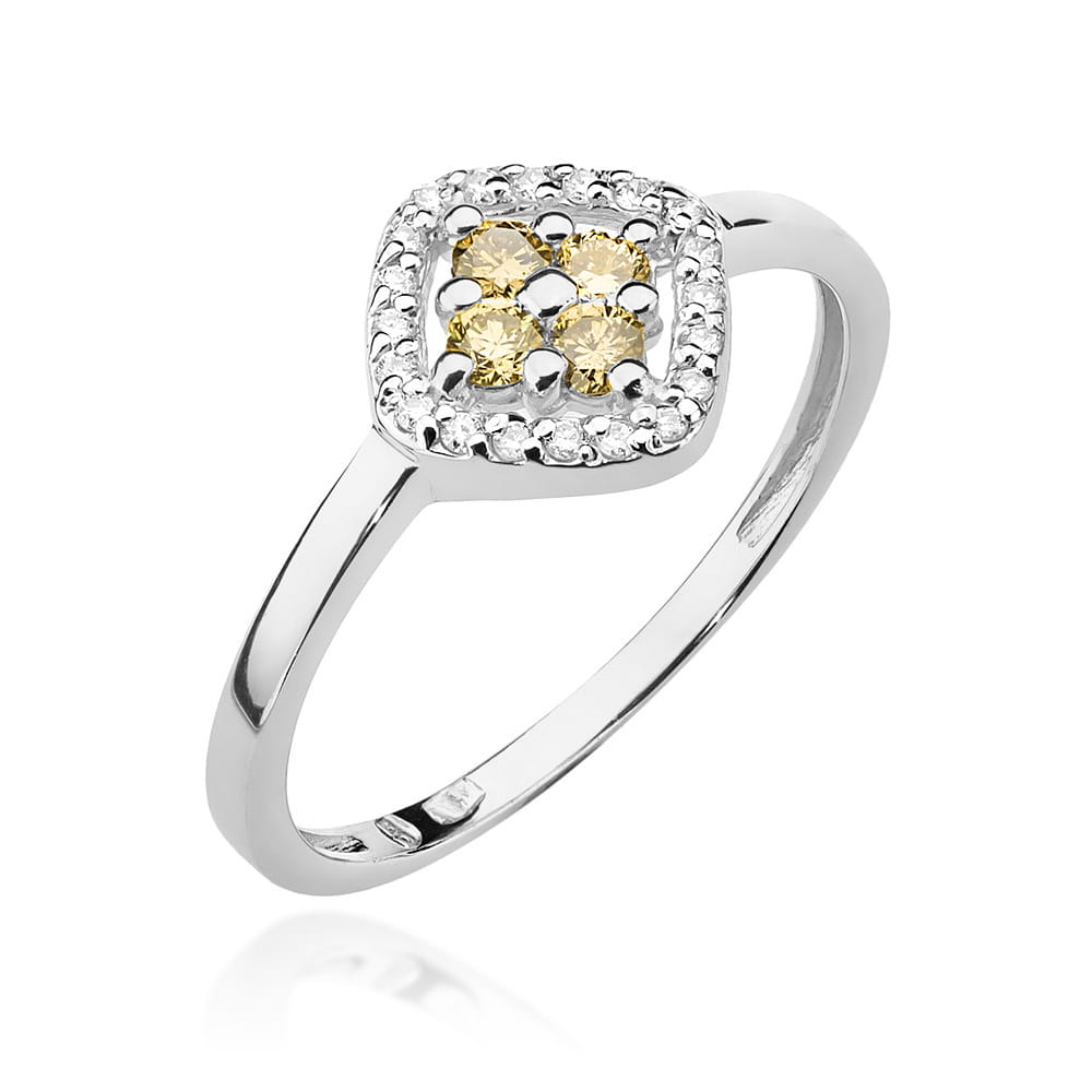 Inel Aur 9K cu Diamante Naturale 0.30 ct