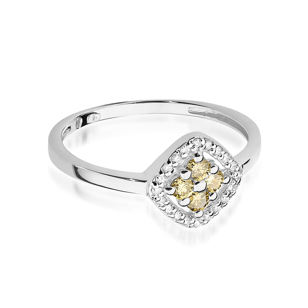 Inel Aur 9K cu Diamante Naturale 0.30 ct