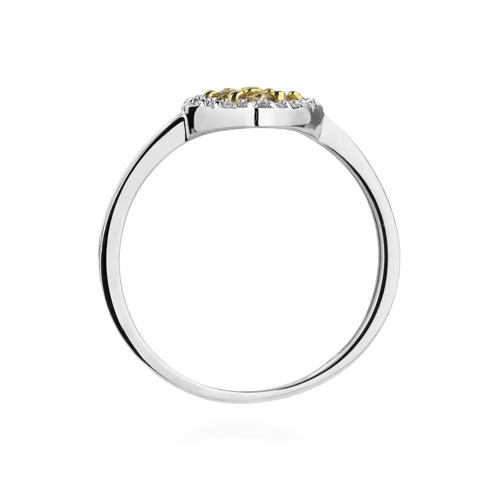 Inel Aur 9K cu Diamante Naturale 0.30 ct