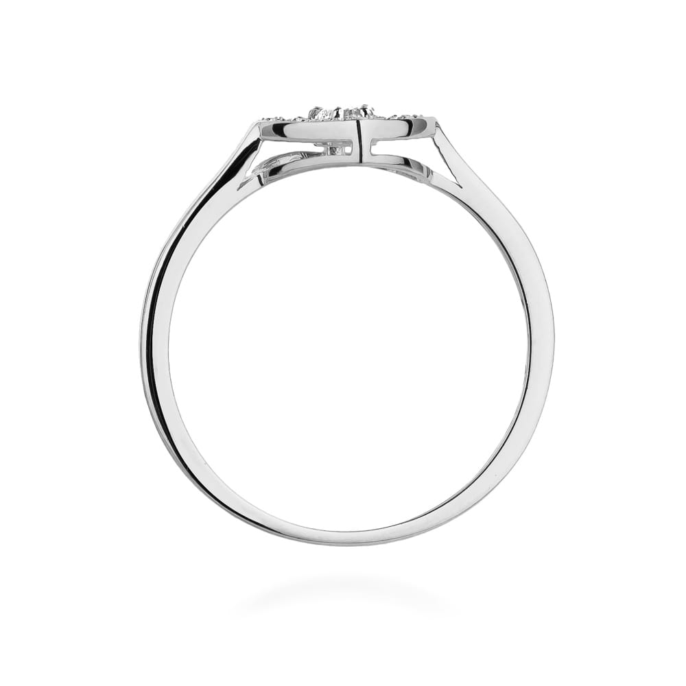 Inel Aur 9K cu Diamante Naturale 0.19 ct