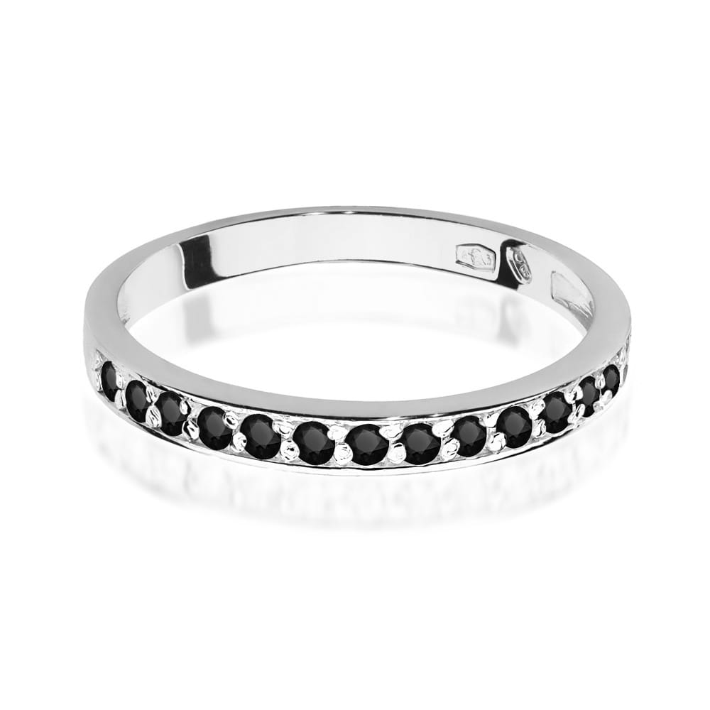 Inel Aur 14K W0446 Diamante Negre 0.20ct