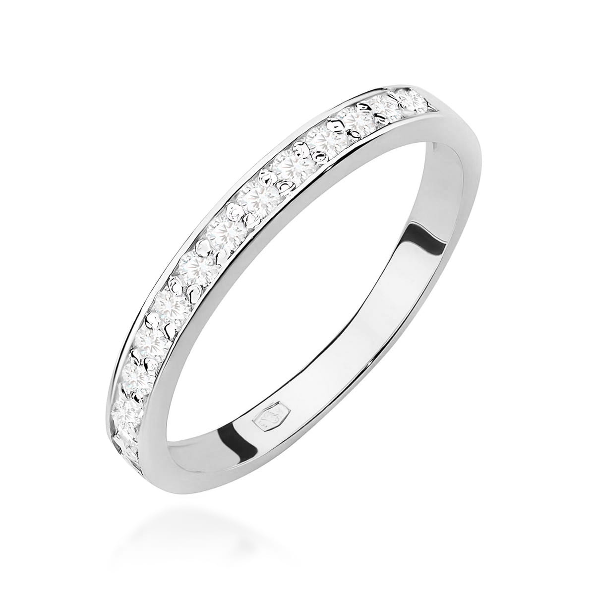 Inel Aur 14K cu Diamante Cultivate în Laborator