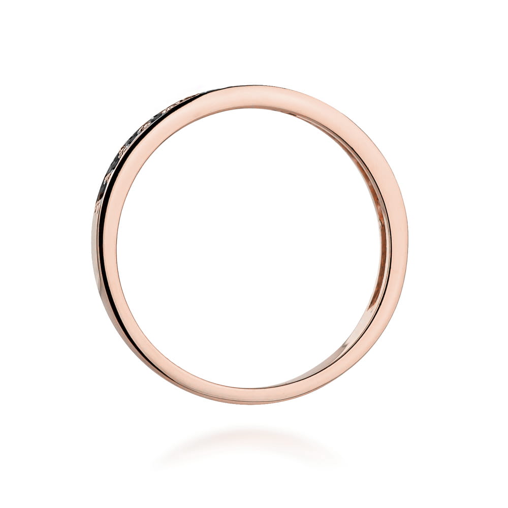 Inel Aur 14K W0446 Diamante Negre 0.20ct