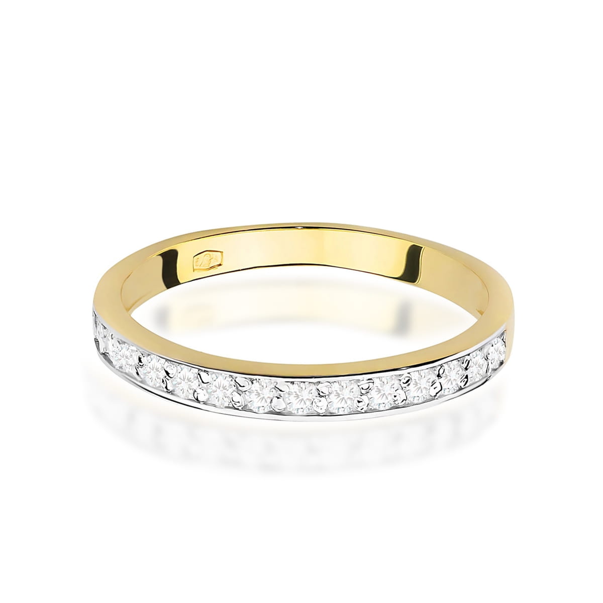 Inel Aur 9K cu Diamante Naturale 0.20 ct