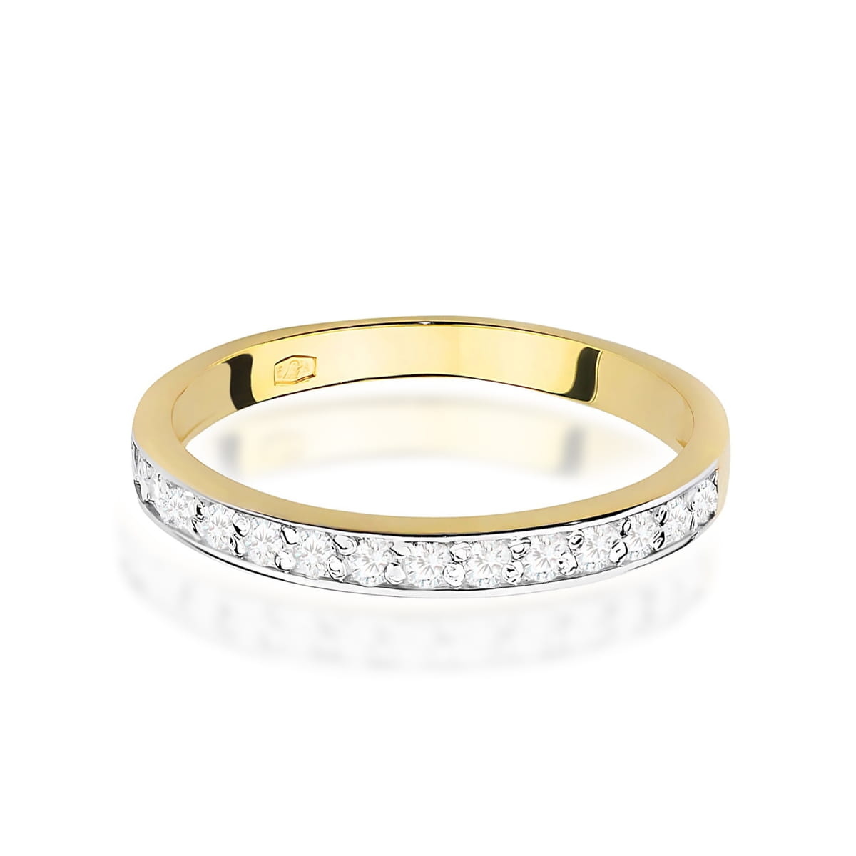 Inel Aur 9K cu Diamante de Laborator 0.20 ct