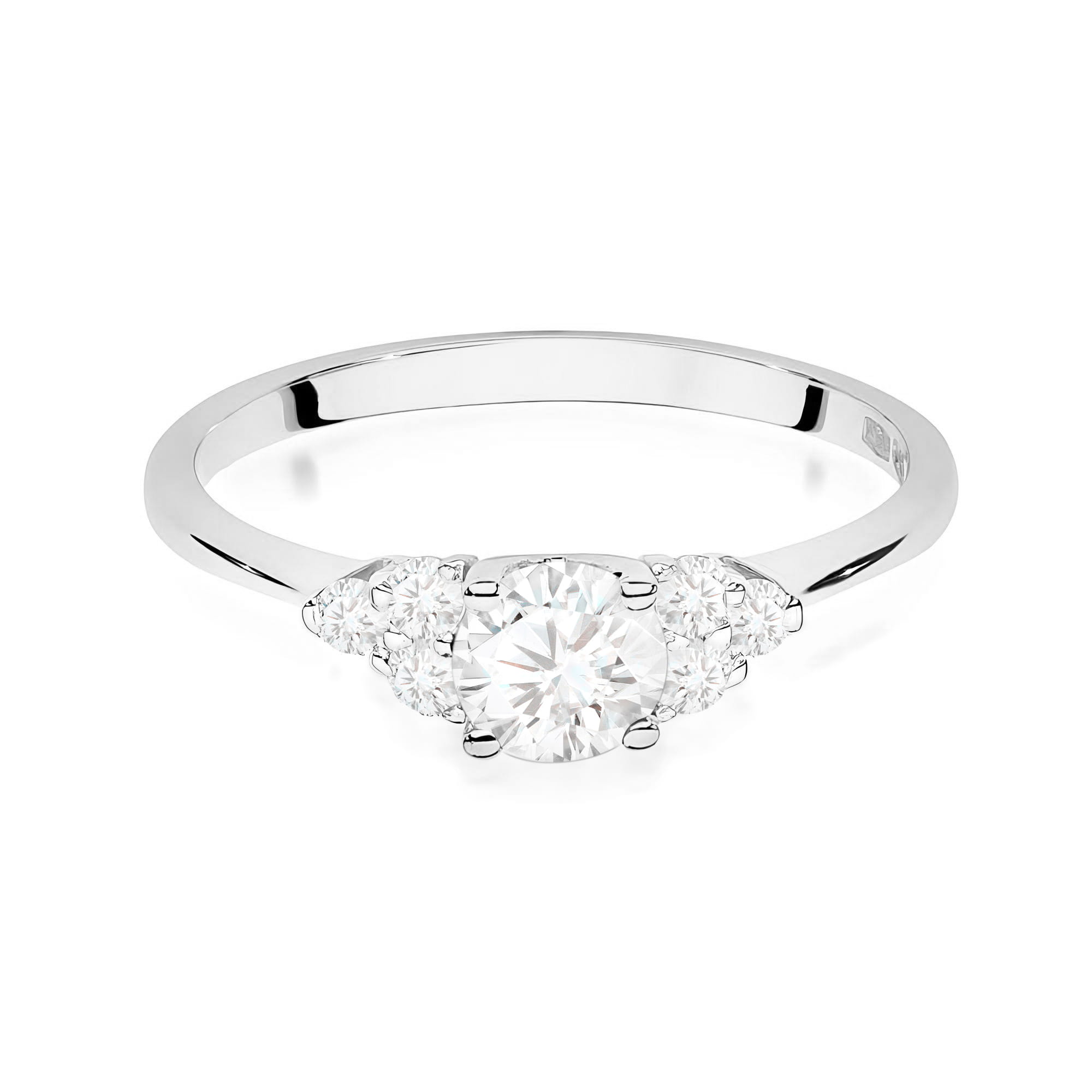 Inel Aur 9K cu Diamante de Laborator 0.68 ct