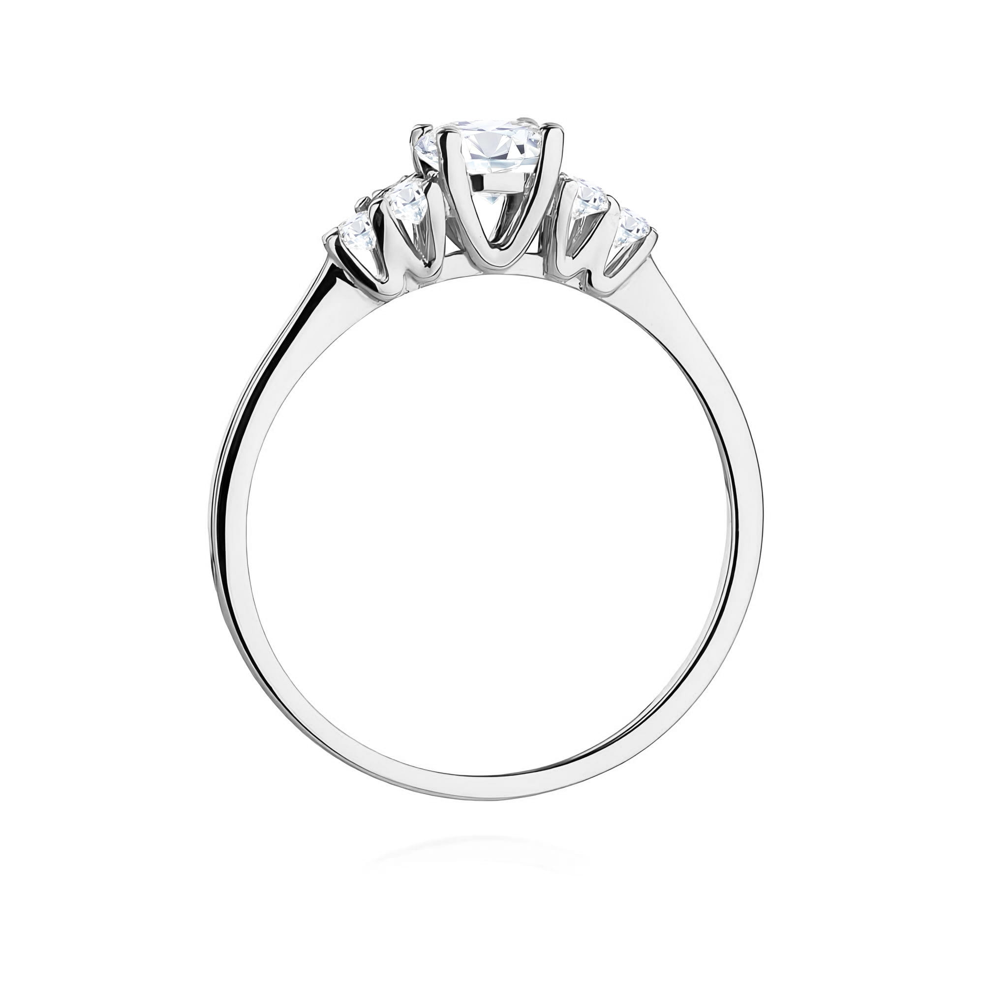Inel Aur 9K cu Diamante de Laborator 0.68 ct