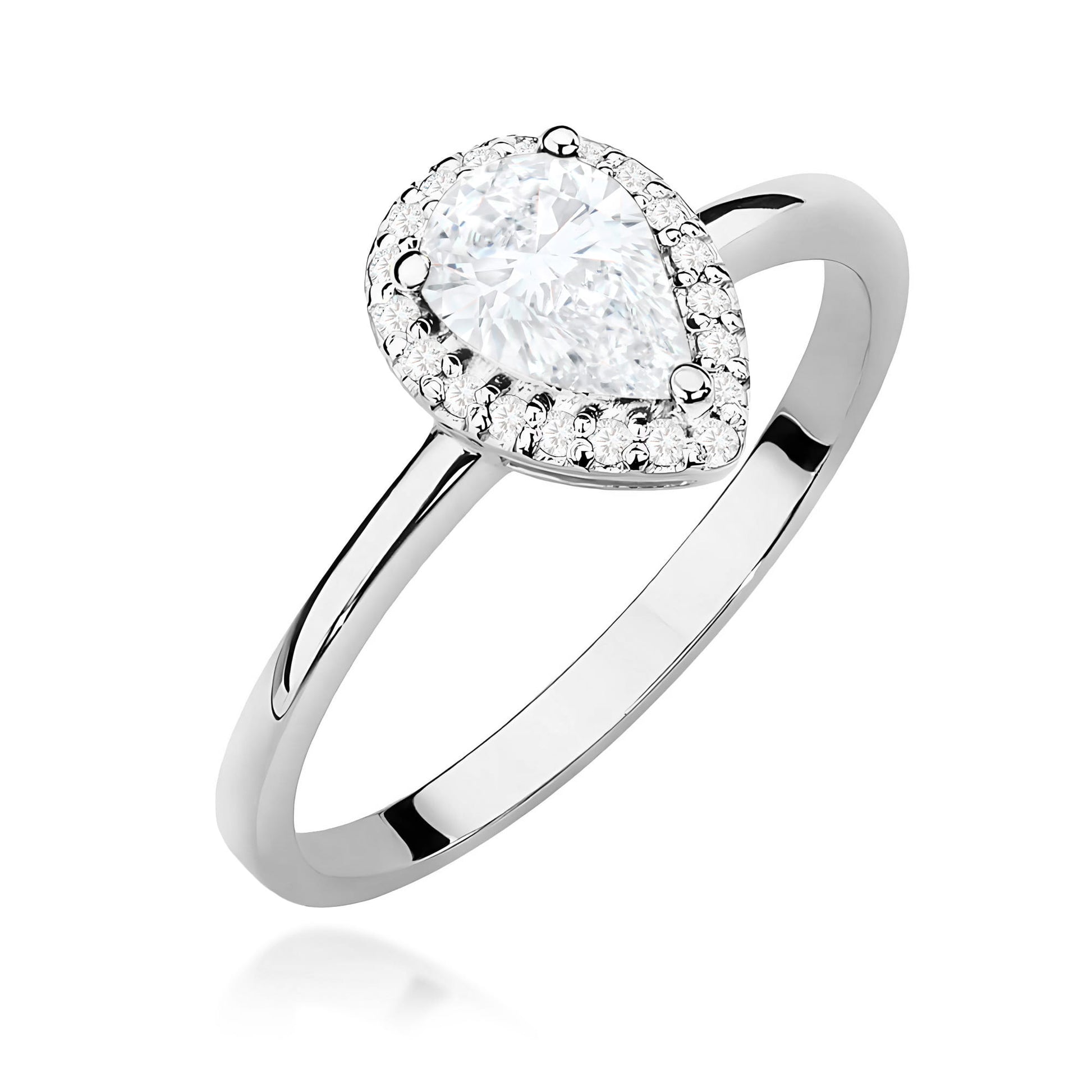 Inel Aur 9K cu Diamante de Laborator 0.75 ct