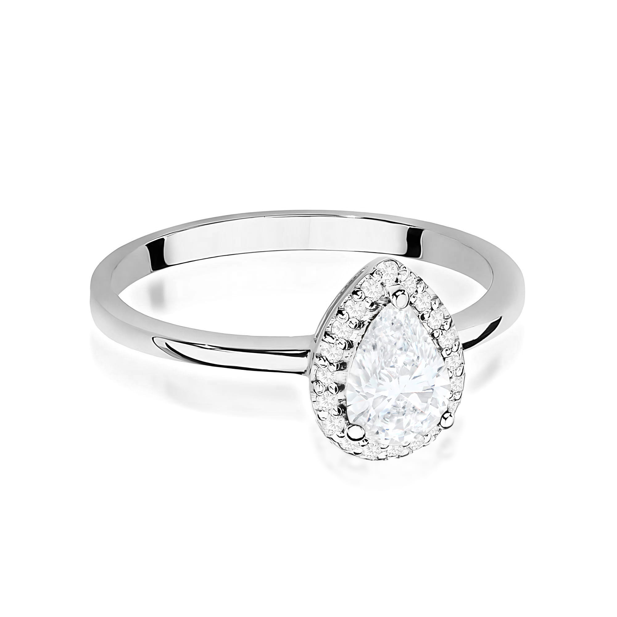 Inel Aur 9K cu Diamante de Laborator 0.75 ct