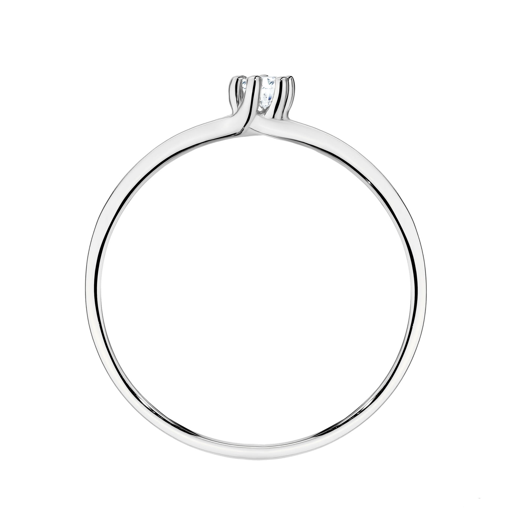 Inel Aur 9K cu Diamante de Laborator 0.17 ct