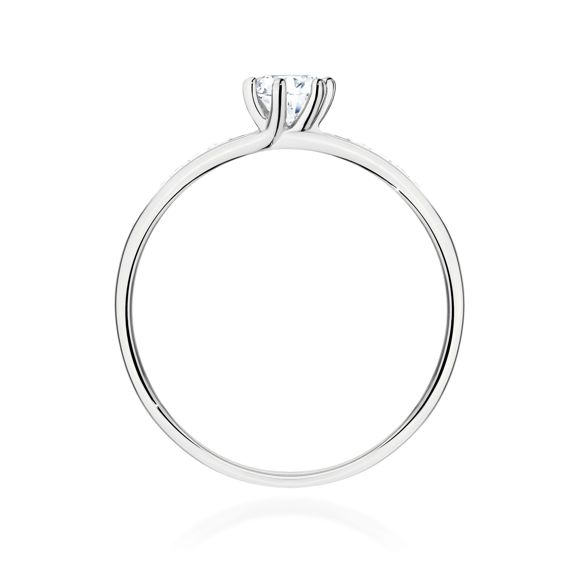 Inel Aur 9K cu Diamante de Laborator 0.37 ct