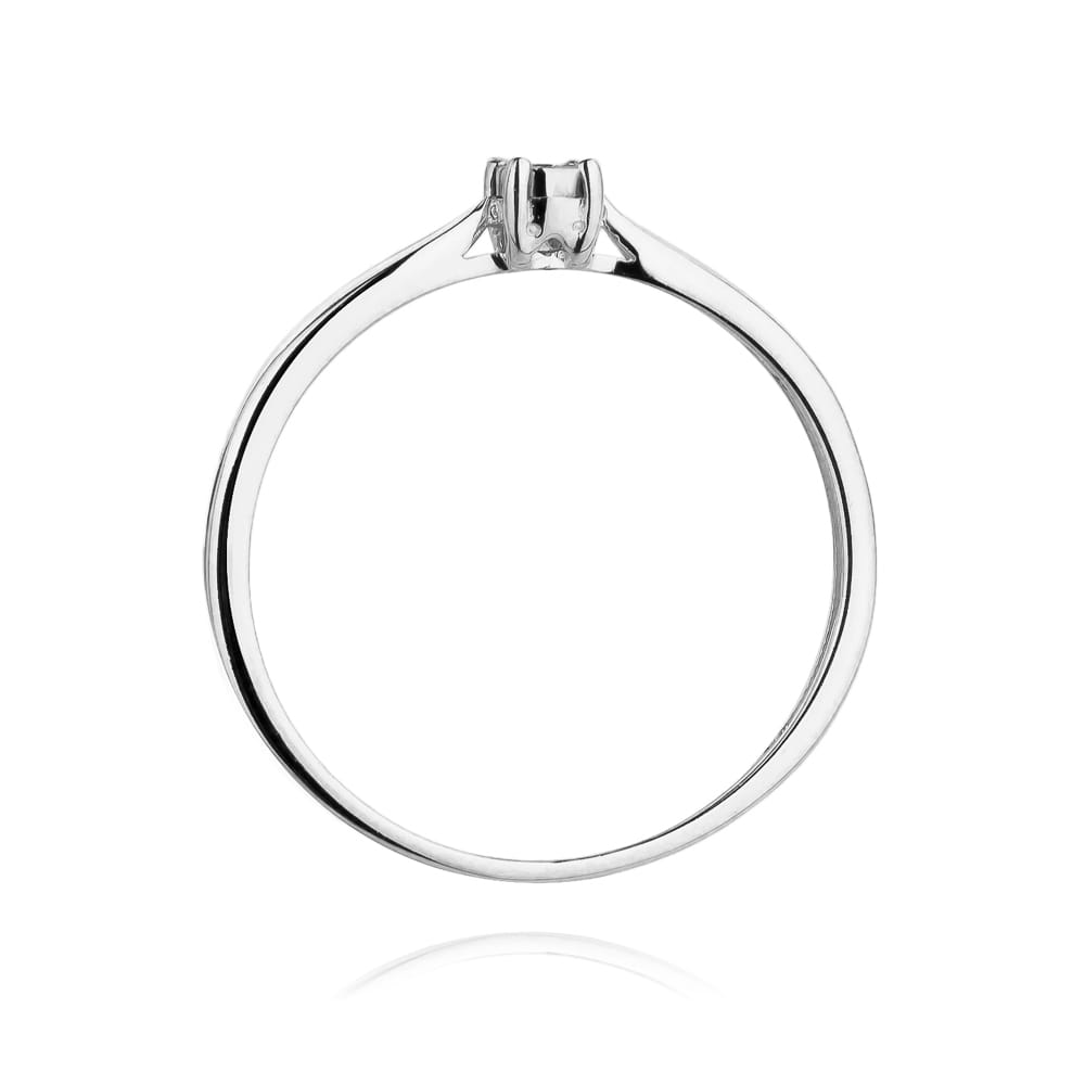 Inel Aur 9K cu Diamant Natural 0.01 ct