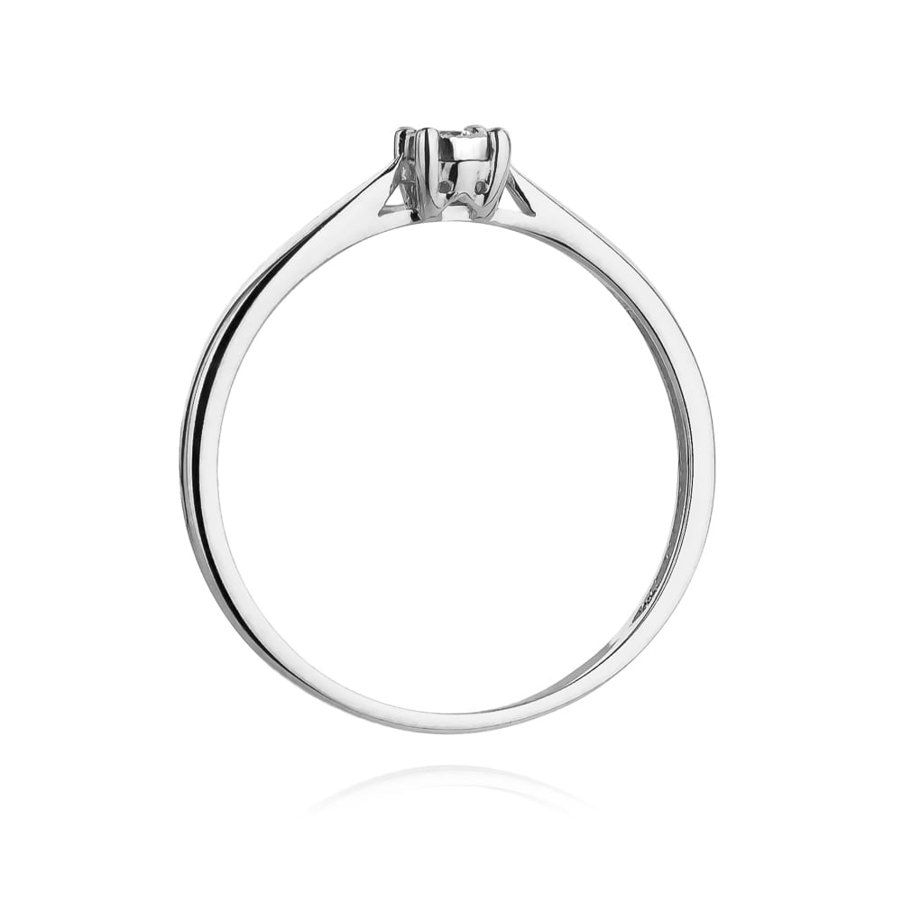 Inel Aur 9K cu Diamant Natural 0.03 ct