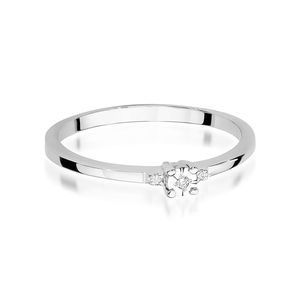 Inel Aur 14K cu Diamant 0.01 ct