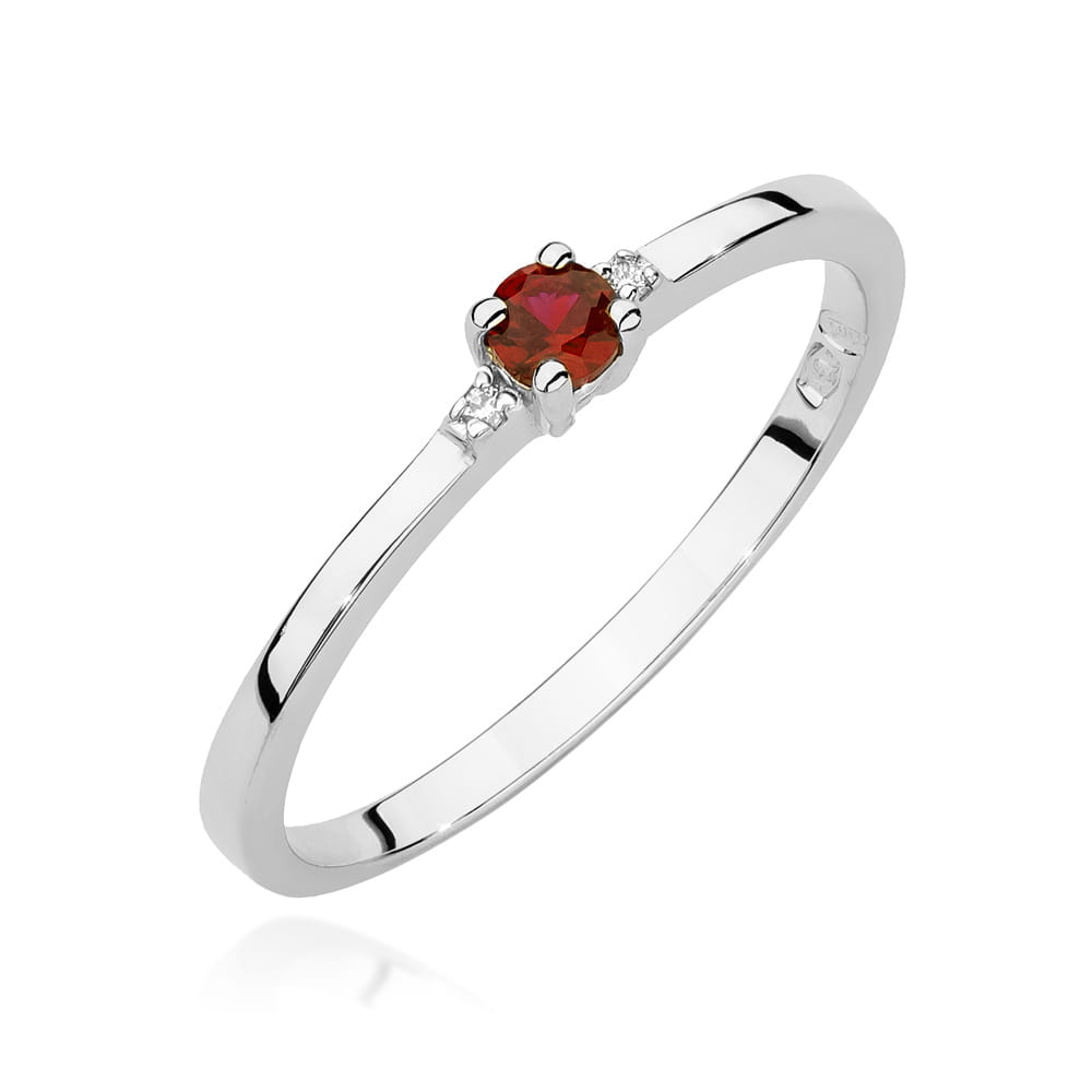Inel Aur 14K W0464 Rubin 0.15ct