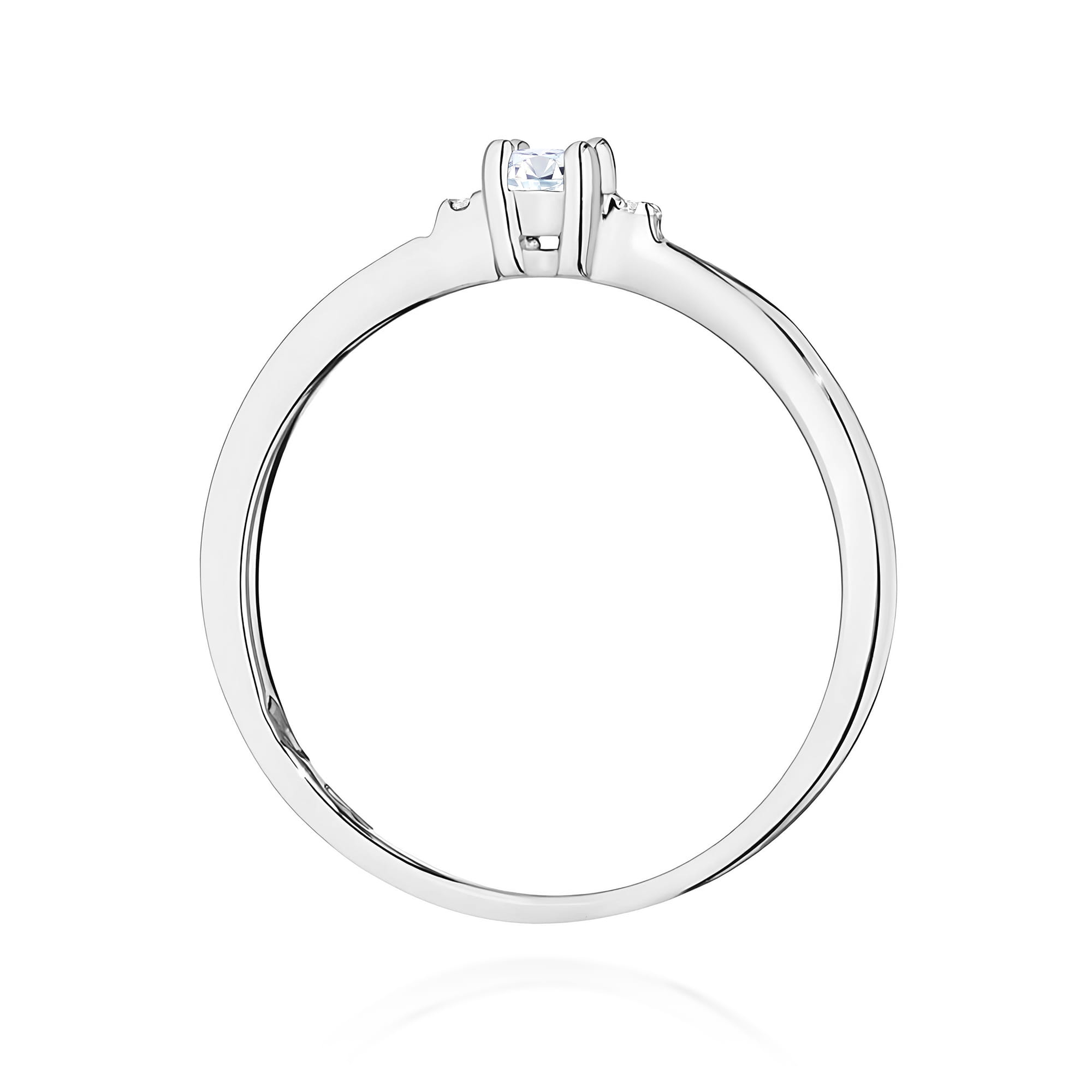 Inel Aur 9K cu Diamante Naturale 0.02 ct