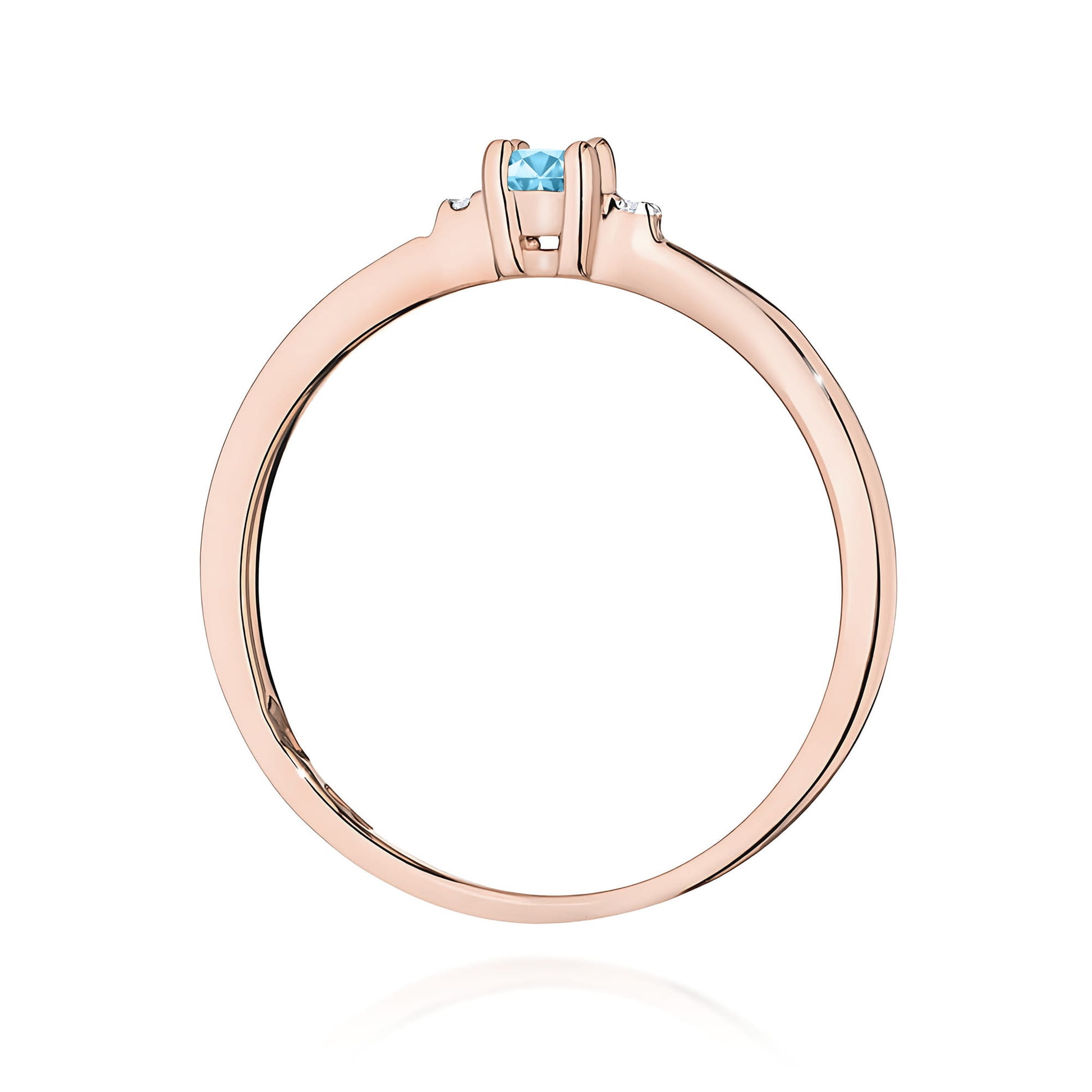 Inel Aur 14K W0464 Rubin 0.15ct