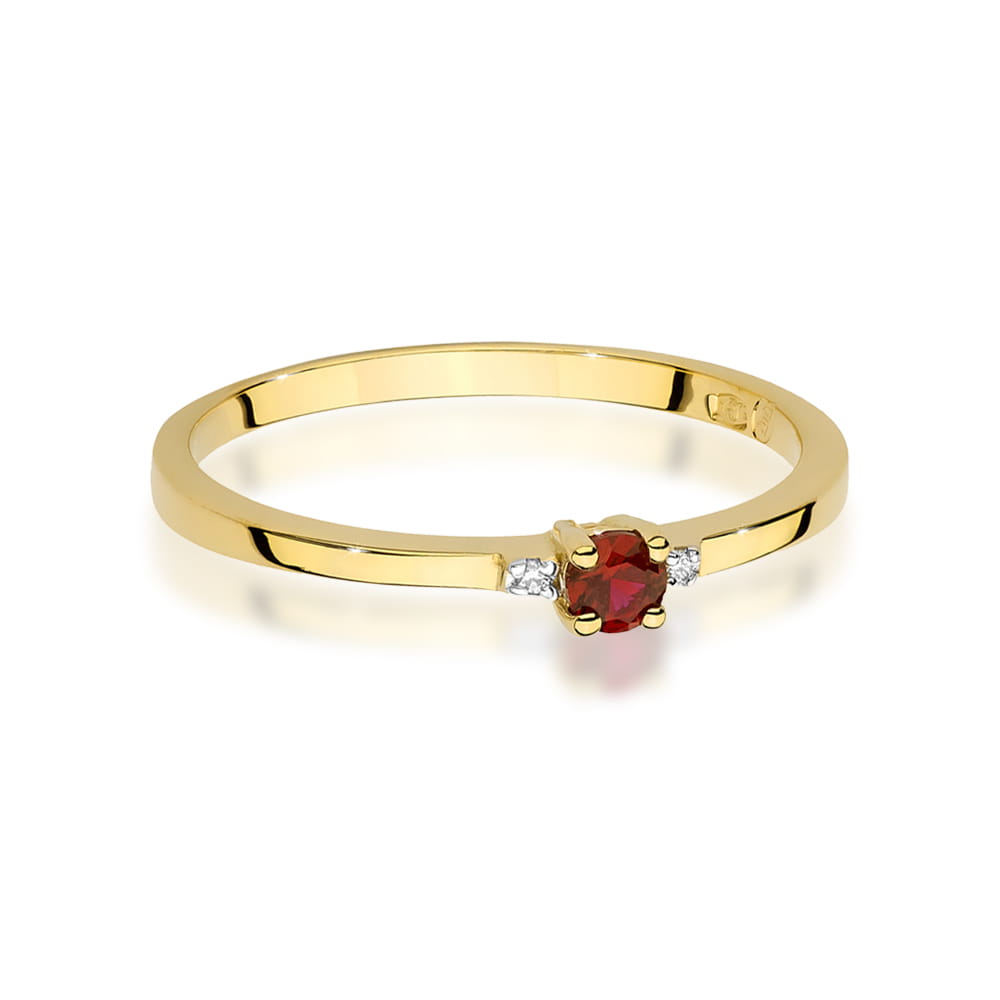 Inel Aur 14K W0464 Rubin 0.15ct