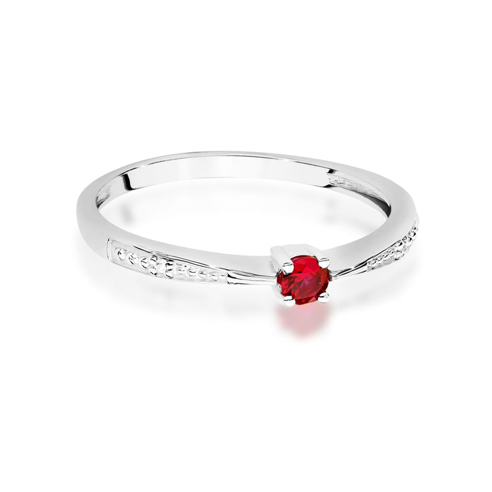 Inel Aur 14K W0465 Rubin 0.15ct