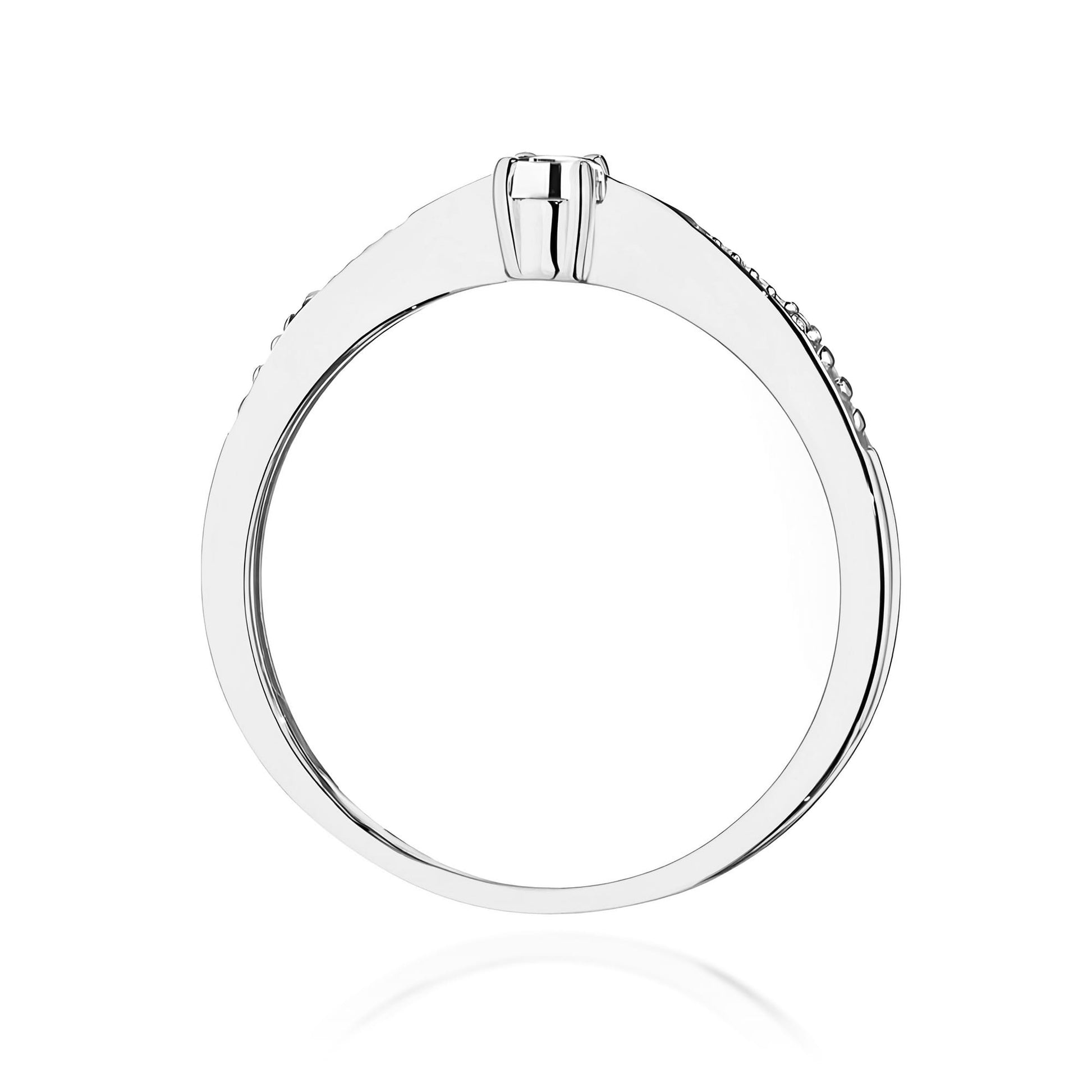 Inel Aur 9K cu Diamante Naturale 0.02 ct