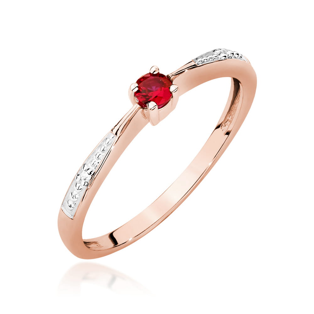 Inel Aur 14K W0465 Rubin 0.15ct