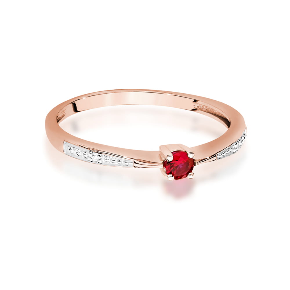 Inel Aur 14K W0465 Rubin 0.15ct