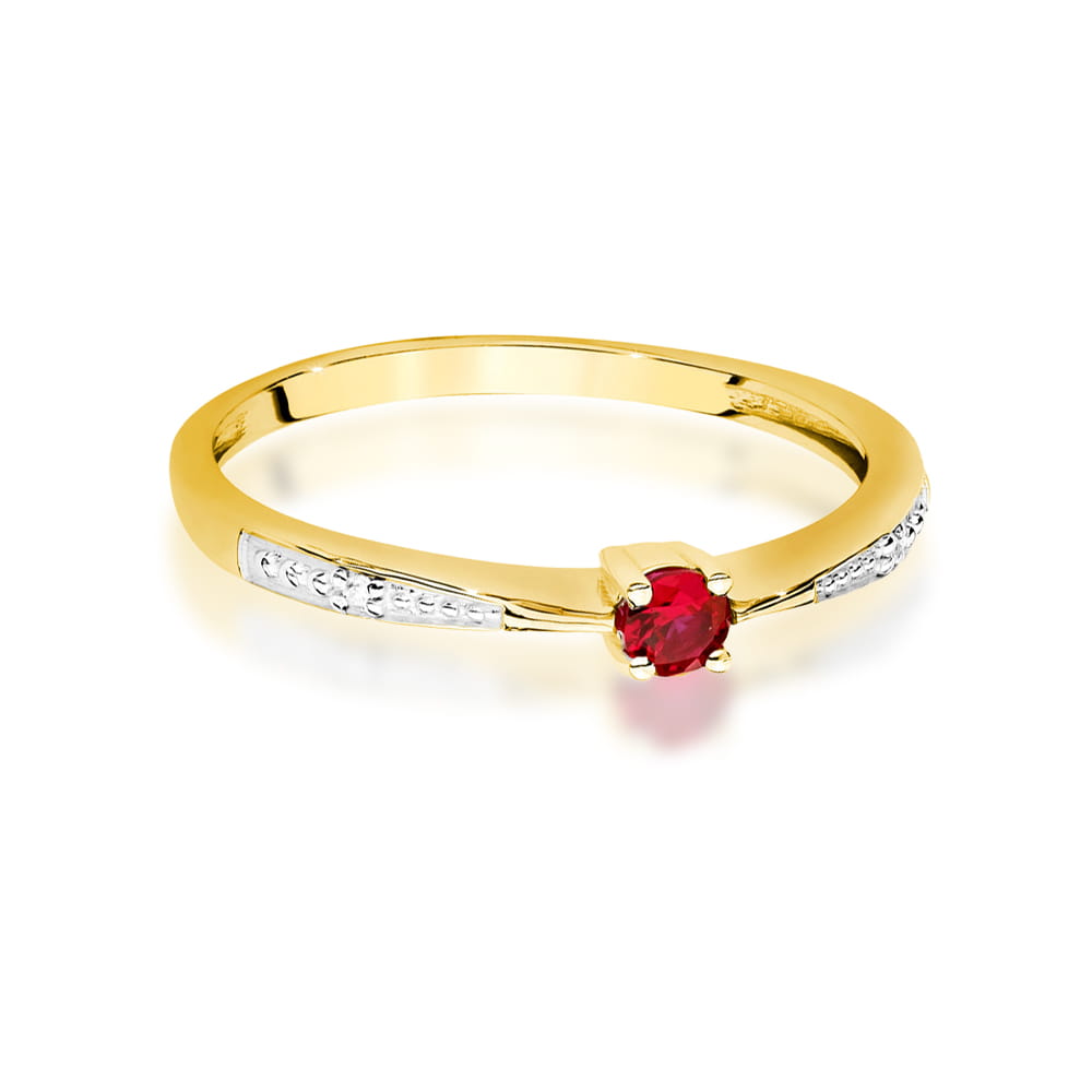 Inel Aur 14K W0465 Rubin 0.15ct