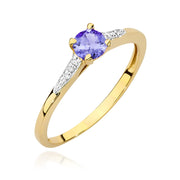 Inel Aur 14K W0466 Tanzanit 0.35ct