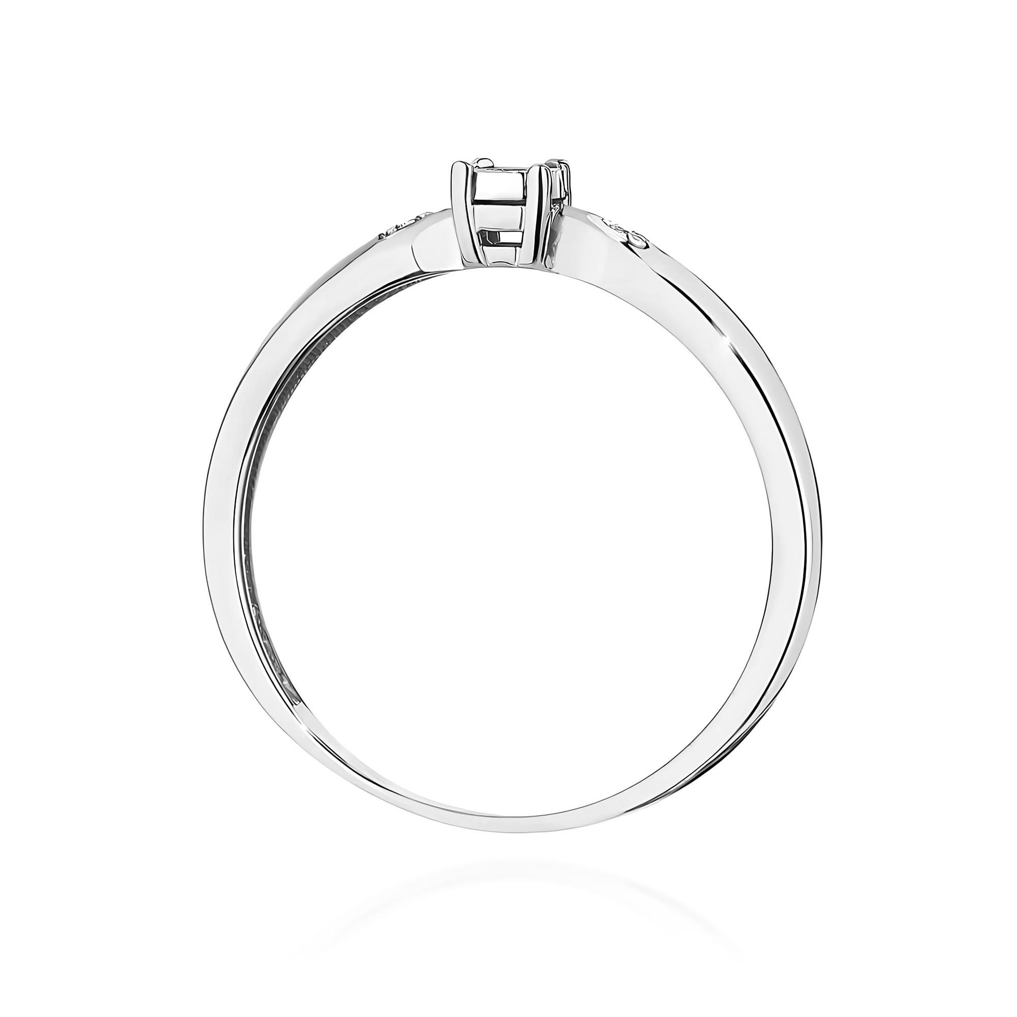 Inel Aur 9K cu Diamante Naturale 0.03 ct