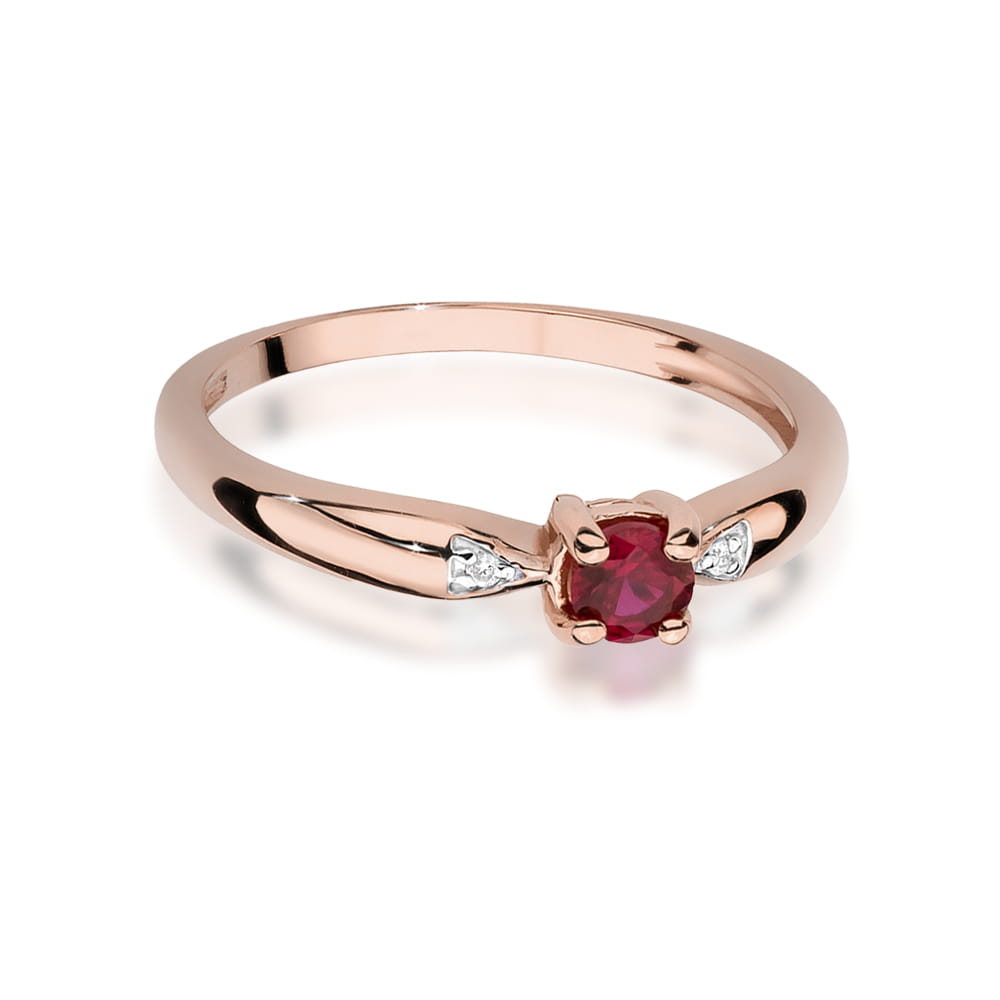 Inel Aur 14K W0469 Rubin 0.15ct