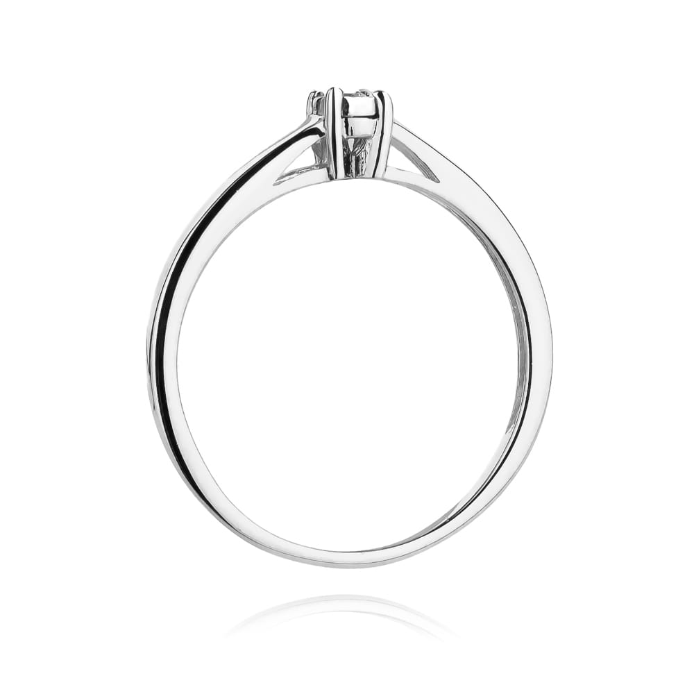 Inel Aur 9K cu Diamant Natural 0.03 ct