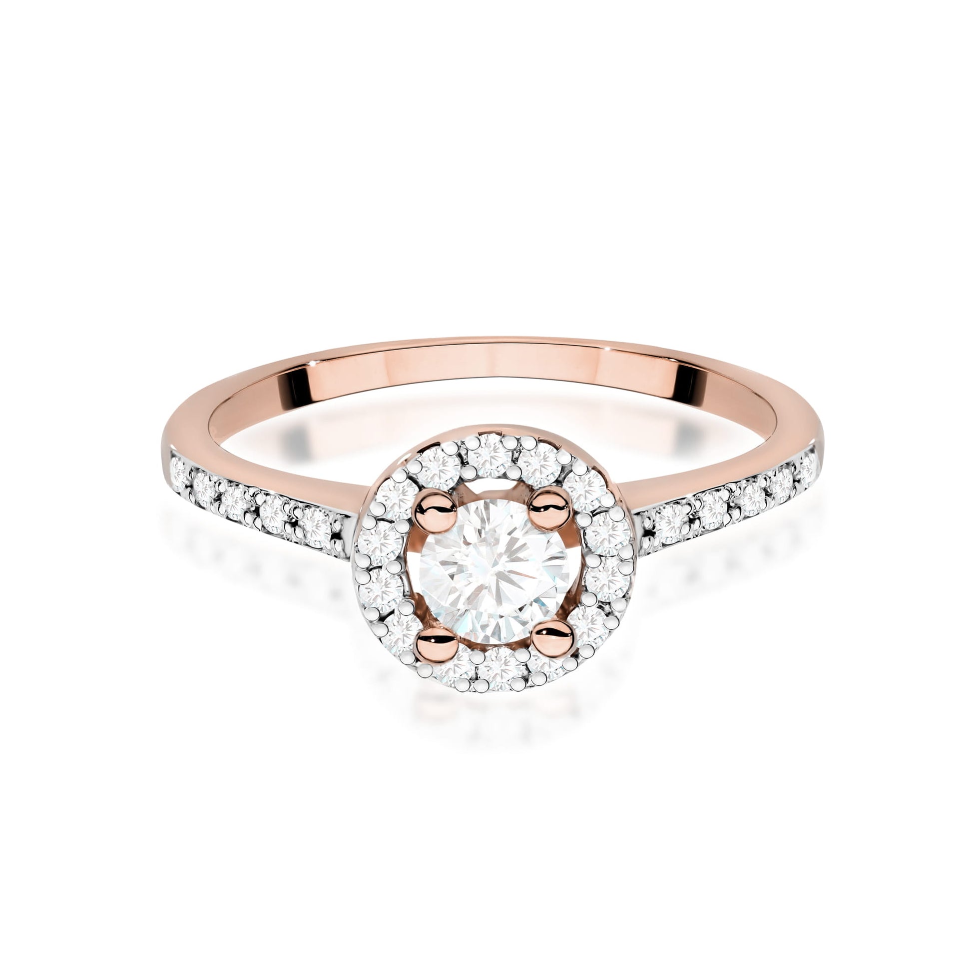 Inel Aur 14K W0477 Diamant 0.30ct