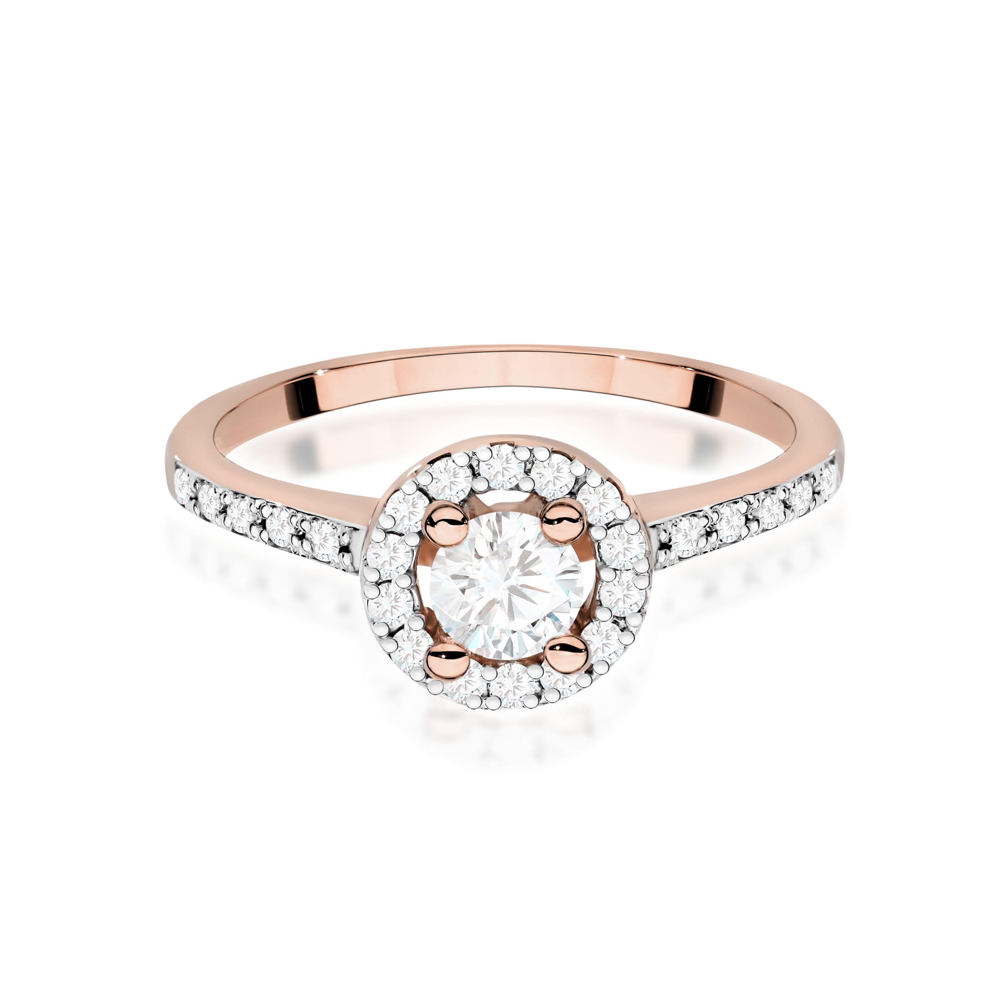 Inel Aur 14K W0477 Diamant 0.30ct