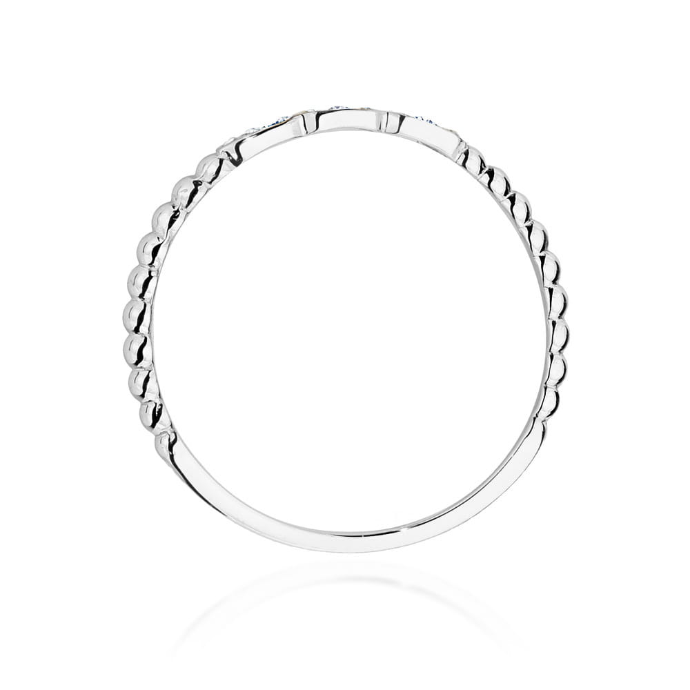 Inel Aur 9K cu Diamante Naturale 0.03 ct