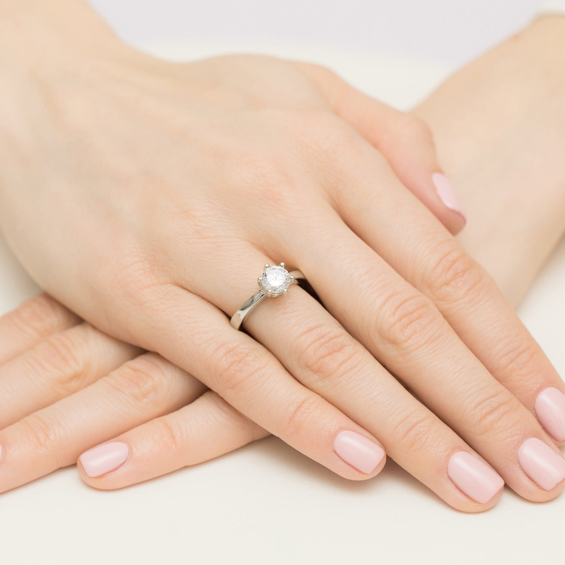 Inel Aur 9K cu Diamant Natural 1.00 ct