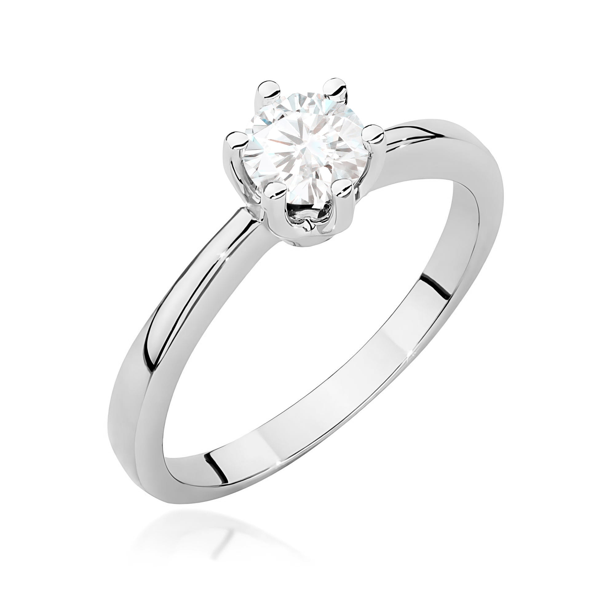 Inel Aur 9K cu Diamant de Laborator 0.50 ct
